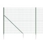 vidaXL Maschendrahtzaun mit Bodenhülsen Grün 2x10 m vidaXL Maschendrahtzaun mit Bodenhülsen Grün 2x10 m