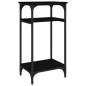 vidaXL Beistelltisch Schwarz 40x30x75 cm Holzwerkstoff vidaXL Beistelltisch Schwarz 40x30x75 cm Holzwerkstoff