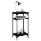 vidaXL Beistelltisch Schwarz 40x30x75 cm Holzwerkstoff vidaXL Beistelltisch Schwarz 40x30x75 cm Holzwerkstoff