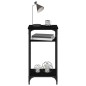 vidaXL Beistelltisch Schwarz 40x30x75 cm Holzwerkstoff vidaXL Beistelltisch Schwarz 40x30x75 cm Holzwerkstoff