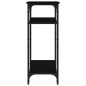vidaXL Beistelltisch Schwarz 40x30x75 cm Holzwerkstoff vidaXL Beistelltisch Schwarz 40x30x75 cm Holzwerkstoff