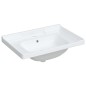 Waschbecken Weiß 71x48x23 cm Rechteckig Keramik Waschbecken Weiß 71x48x23 cm Rechteckig Keramik