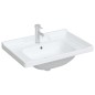 Waschbecken Weiß 71x48x23 cm Rechteckig Keramik Waschbecken Weiß 71x48x23 cm Rechteckig Keramik