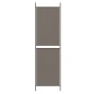 vidaXL 4-tlg. Paravent Anthrazit 200x220 cm Stoff vidaXL 4-tlg. Paravent Anthrazit 200x220 cm Stoff