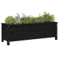 vidaXL Hochbeet Schwarz 119,5x40x39 cm Massivholz Kiefer vidaXL Hochbeet Schwarz 119,5x40x39 cm Massivholz Kiefer