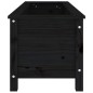 vidaXL Hochbeet Schwarz 119,5x40x39 cm Massivholz Kiefer vidaXL Hochbeet Schwarz 119,5x40x39 cm Massivholz Kiefer