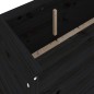 vidaXL Hochbeet Schwarz 119,5x40x39 cm Massivholz Kiefer vidaXL Hochbeet Schwarz 119,5x40x39 cm Massivholz Kiefer