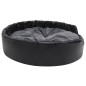 vidaXL Hundebett Schwarz-Dunkelgrau 99x89x21 cm Plüsch und Kunstleder vidaXL Hundebett Schwarz-Dunkelgrau 99x89x21 cm Plüsch und Kunstleder