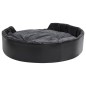 vidaXL Hundebett Schwarz-Dunkelgrau 99x89x21 cm Plüsch und Kunstleder vidaXL Hundebett Schwarz-Dunkelgrau 99x89x21 cm Plüsch und Kunstleder