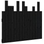 vidaXL Wand-Kopfteil Schwarz 95,5x3x80 cm Massivholz Kiefer vidaXL Wand-Kopfteil Schwarz 95,5x3x80 cm Massivholz Kiefer