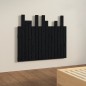 vidaXL Wand-Kopfteil Schwarz 95,5x3x80 cm Massivholz Kiefer vidaXL Wand-Kopfteil Schwarz 95,5x3x80 cm Massivholz Kiefer