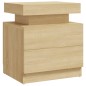 vidaXL Nachttisch Sonoma-Eiche 45x35x52 cm Holzwerkstoff vidaXL Nachttisch Sonoma-Eiche 45x35x52 cm Holzwerkstoff