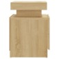 vidaXL Nachttisch Sonoma-Eiche 45x35x52 cm Holzwerkstoff vidaXL Nachttisch Sonoma-Eiche 45x35x52 cm Holzwerkstoff