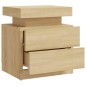 vidaXL Nachttisch Sonoma-Eiche 45x35x52 cm Holzwerkstoff vidaXL Nachttisch Sonoma-Eiche 45x35x52 cm Holzwerkstoff