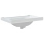 Waschbecken Weiß 71x48x23 cm Rechteckig Keramik Waschbecken Weiß 71x48x23 cm Rechteckig Keramik