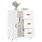 vidaXL Sideboard Hochglanz-Weiß 69,5x34x90 cm Holzwerkstoff vidaXL Sideboard Hochglanz-Weiß 69,5x34x90 cm Holzwerkstoff