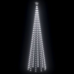 vidaXL Weihnachtsbaum-Dekoration Kegelform 752 LEDs 160x500cm Kaltweiß