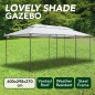 vidaXL Pavillon 600x298x270 cm Weiß 180g/m² vidaXL Pavillon 600x298x270 cm Weiß 180g/m²