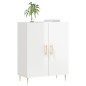 vidaXL Sideboard Hochglanz-Weiß 69,5x34x90 cm Holzwerkstoff vidaXL Sideboard Hochglanz-Weiß 69,5x34x90 cm Holzwerkstoff