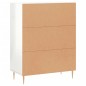 vidaXL Sideboard Hochglanz-Weiß 69,5x34x90 cm Holzwerkstoff vidaXL Sideboard Hochglanz-Weiß 69,5x34x90 cm Holzwerkstoff