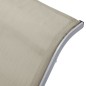 vidaXL Sonnenliege Textilene und Aluminium Cremeweiß vidaXL Sonnenliege Textilene und Aluminium Cremeweiß