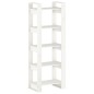 vidaXL Bücherregal/Raumteiler Weiß 60x35x160 cm Massivholz vidaXL Bücherregal/Raumteiler Weiß 60x35x160 cm Massivholz