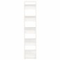 vidaXL Bücherregal/Raumteiler Weiß 60x35x160 cm Massivholz vidaXL Bücherregal/Raumteiler Weiß 60x35x160 cm Massivholz
