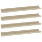 vidaXL Wandregale 4 Stk. Sonoma-Eiche 60x9x3 cm vidaXL Wandregale 4 Stk. Sonoma-Eiche 60x9x3 cm