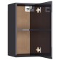 vidaXL TV-Schrank Hochglanz-Grau 30,5x30x60 cm Holzwerkstoff vidaXL TV-Schrank Hochglanz-Grau 30,5x30x60 cm Holzwerkstoff