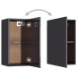 vidaXL TV-Schrank Hochglanz-Grau 30,5x30x60 cm Holzwerkstoff vidaXL TV-Schrank Hochglanz-Grau 30,5x30x60 cm Holzwerkstoff