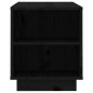 vidaXL TV-Schrank Schwarz 110x35x40,5 cm Massivholz Kiefer vidaXL TV-Schrank Schwarz 110x35x40,5 cm Massivholz Kiefer