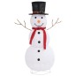 vidaXL LED-Schneemann Weihnachtsfigur Luxus-Stoff 120 cm vidaXL LED-Schneemann Weihnachtsfigur Luxus-Stoff 120 cm