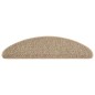 vidaXL Treppenmatten Selbstklebend Sisal 15 Stk. 65x21x4cm Dunkelbeige vidaXL Treppenmatten Selbstklebend Sisal 15 Stk. 65x21x4cm Dunkelbeige
