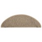 vidaXL Treppenmatten Selbstklebend Sisal 15 Stk. 65x21x4cm Dunkelbeige vidaXL Treppenmatten Selbstklebend Sisal 15 Stk. 65x21x4cm Dunkelbeige