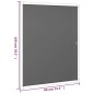 vidaXL Insektenschutz für Fenster Braun 80x100 cm vidaXL Insektenschutz für Fenster Braun 80x100 cm