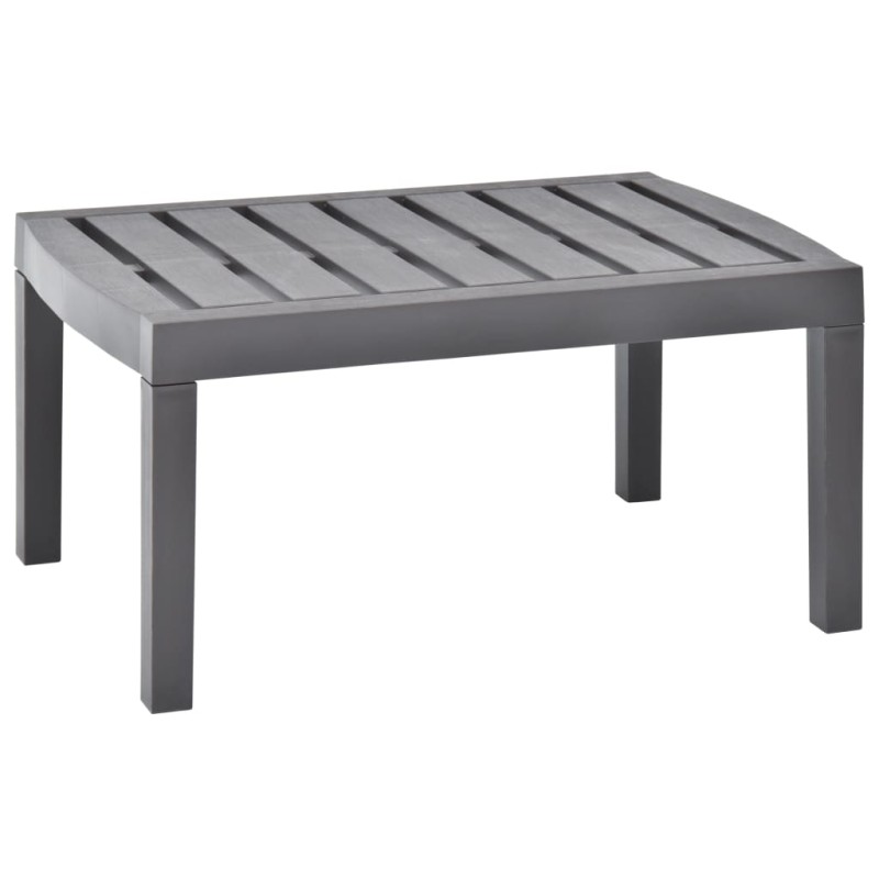 vidaXL Gartentisch Mokka 78x55x38 cm Kunststoff vidaXL Gartentisch Mokka 78x55x38 cm Kunststoff