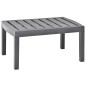 vidaXL Gartentisch Mokka 78x55x38 cm Kunststoff vidaXL Gartentisch Mokka 78x55x38 cm Kunststoff
