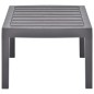 vidaXL Gartentisch Mokka 78x55x38 cm Kunststoff vidaXL Gartentisch Mokka 78x55x38 cm Kunststoff