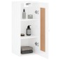 vidaXL Wandschrank Hochglanz-Weiß 34,5x34x90 cm Holzwerkstoff vidaXL Wandschrank Hochglanz-Weiß 34,5x34x90 cm Holzwerkstoff