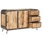 vidaXL Sideboard 140 x 40 x 80 cm Mango-Massivholz vidaXL Sideboard 140 x 40 x 80 cm Mango-Massivholz