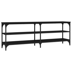 vidaXL TV-Schrank Schwarz 140x30x50 cm Holzwerkstoff