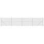 Maschendrahtzaun mit Bodenflansch Silbern 1,6x10 m Maschendrahtzaun mit Bodenflansch Silbern 1,6x10 m