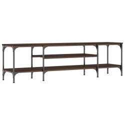 vidaXL TV-Schrank Braun Eichen-Optik 161x35x45cm Holzwerkstoff & Eisen