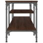 vidaXL TV-Schrank Braun Eichen-Optik 161x35x45cm Holzwerkstoff & Eisen vidaXL TV-Schrank Braun Eichen-Optik 161x35x45cm Holzwerkstoff & Eisen