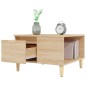 vidaXL Couchtisch Sonoma-Eiche 55x55x36,5 cm Holzwerkstoff vidaXL Couchtisch Sonoma-Eiche 55x55x36,5 cm Holzwerkstoff