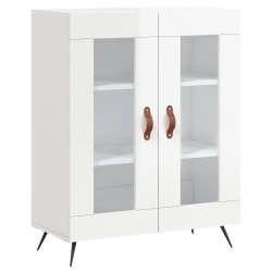 vidaXL Sideboard Hochglanz-Weiß 69,5x34x90 cm Holzwerkstoff