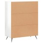 vidaXL Sideboard Hochglanz-Weiß 69,5x34x90 cm Holzwerkstoff vidaXL Sideboard Hochglanz-Weiß 69,5x34x90 cm Holzwerkstoff