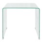 vidaXL Couchtisch aus gehärtetem Glas 49,5 x 50 x 45 cm Transparent vidaXL Couchtisch aus gehärtetem Glas 49,5 x 50 x 45 cm Transparent
