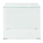 vidaXL Couchtisch aus gehärtetem Glas 49,5 x 50 x 45 cm Transparent vidaXL Couchtisch aus gehärtetem Glas 49,5 x 50 x 45 cm Transparent