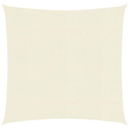 vidaXL Sonnensegel 160 g/m² Creme 7x7 m HDPE